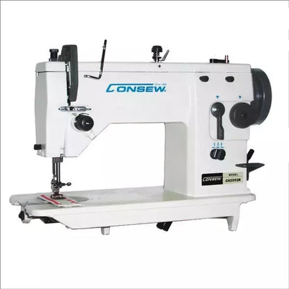 NEW Consew CN2093R Zig-Zag Lockstitch Industrial Sewing Machine + Table + Motor