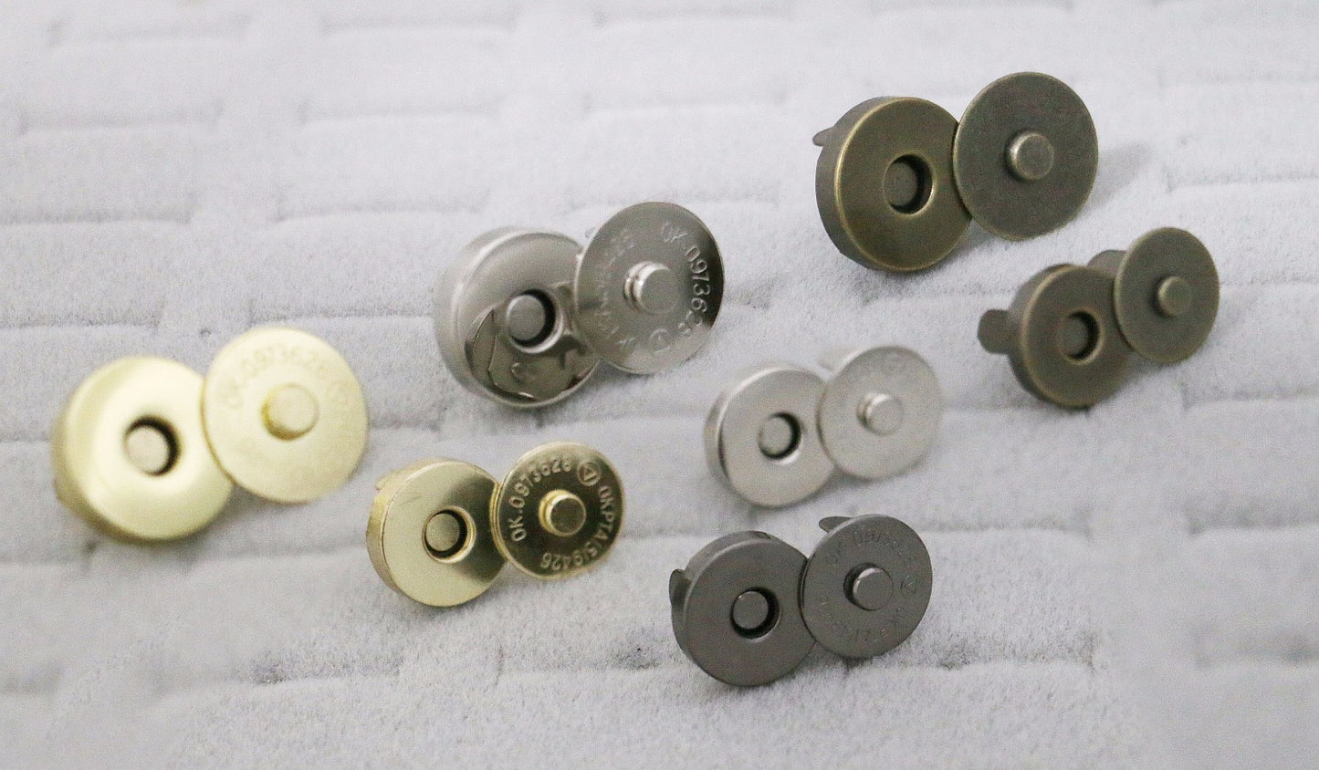 Magnetic Purse Snap / Closure (Choose size,color & quantities) 3.5mm thickness