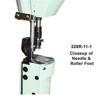 Consew 228R-11-1 High Speed Post Bed Drop Feed Industrial Machine +Table +Motor