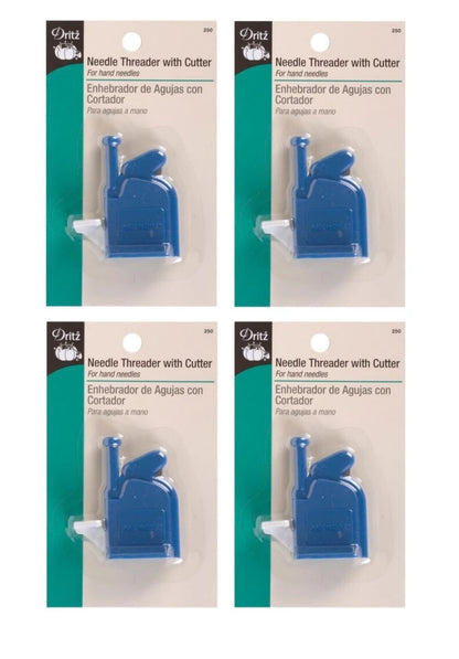 PACK OF 4 Needle Threader w/ Cutter Sewing Tailors Fashion US SELLER, SHIPS FREE