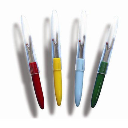 4 PCS of 5'' Deluxe Seam Ripper w/ Ball & Cover All Steel Blade for Quilters USA