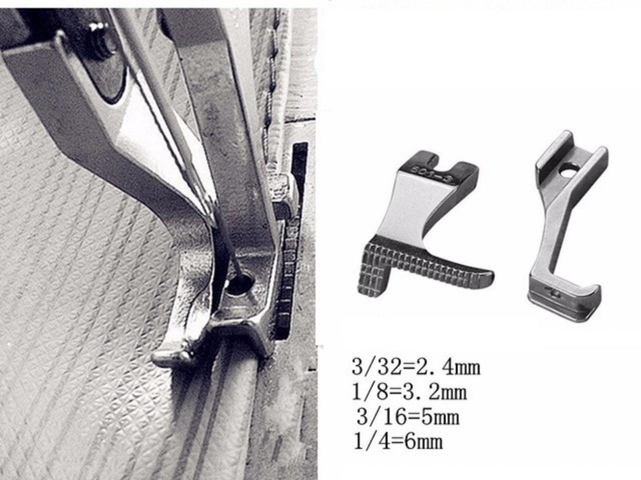601-3+U193SG Walking Feet Edge Guide Foot (CHOOSE SIZE) Fits Juki 1181 And MORE