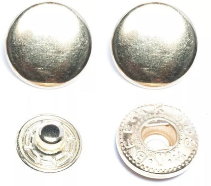 DOUBLE CAP METAL Spring Snaps CHOOSE COLOR (100 sets) or (24 sets) choose size