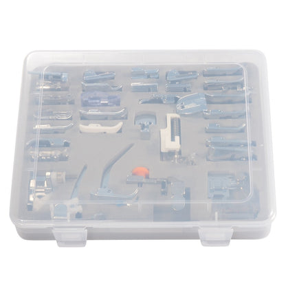 32pc Sewing presser feet Set Kit with Plastic Organize Box for Low Shank Sewing