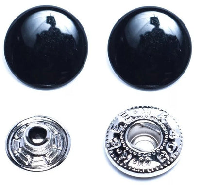 DOUBLE CAP METAL Spring Snaps CHOOSE COLOR (100 sets) or (24 sets) choose size