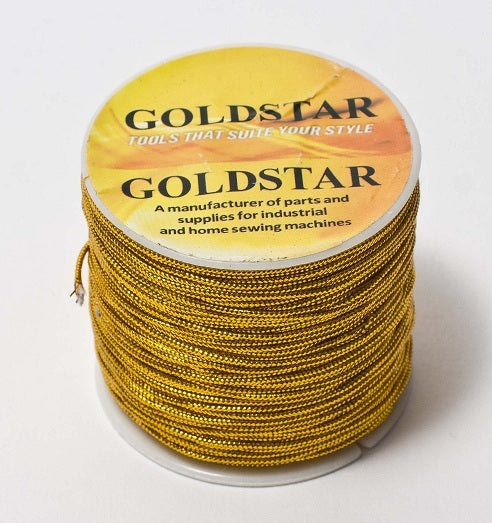 GOLD/SILVER METALLIC CORD 55 YARDS EACH  PERFECT FOR SEWING , CRAFT, EMBROIDERY