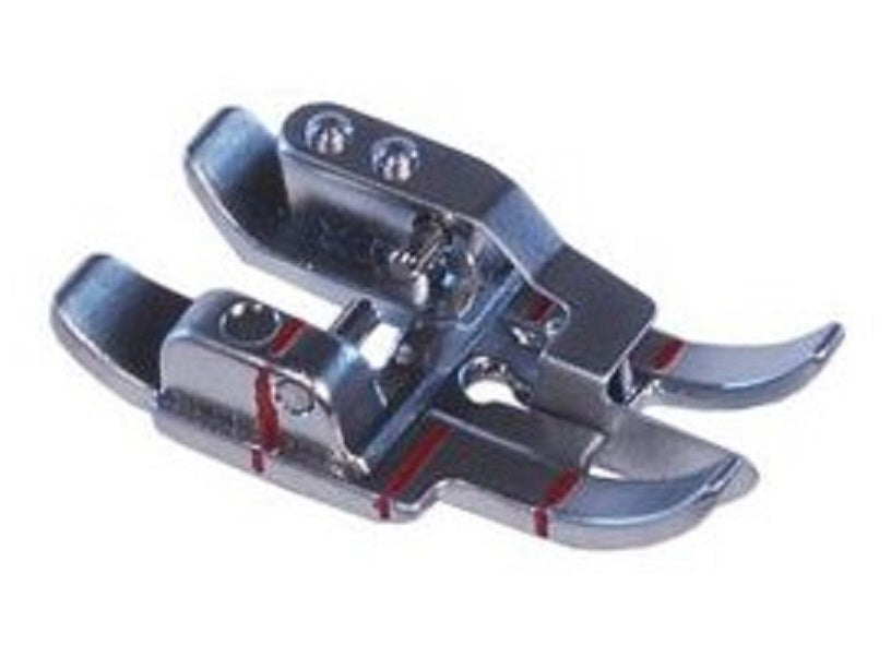 Stitch In Ditch Presser Foot, Pfaff #820542096,The guide rides smoothly over the