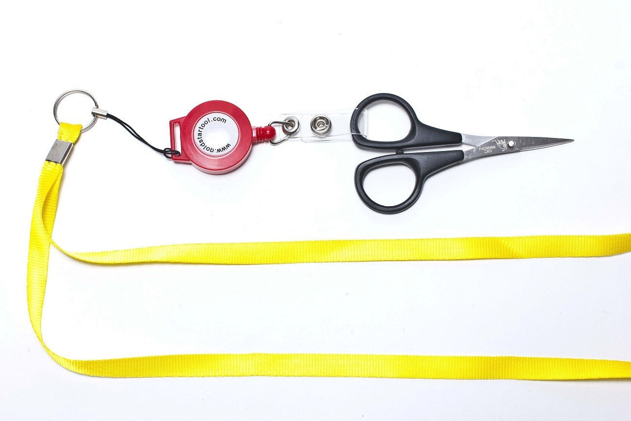 SET of 6 Retractable Scissor/Tool Reel NO MORE LOST SCISSORS! FREE SHIPPING USA