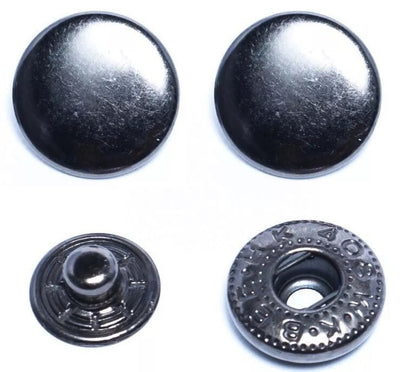 DOUBLE CAP METAL Spring Snaps CHOOSE COLOR (100 sets) or (24 sets) choose size