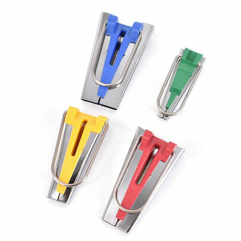 Bias Tape Maker - 4 Size Set (6mm, 12mm, 18mm, 25mm) - Create Your Own Tapes