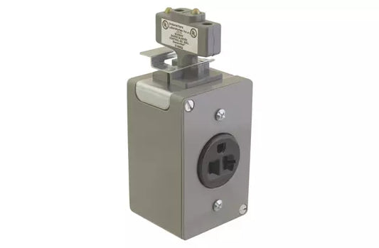 Electro-Rail - Plug In Jack With B & Recpt 2 Pole 15 AMP #ERS352C