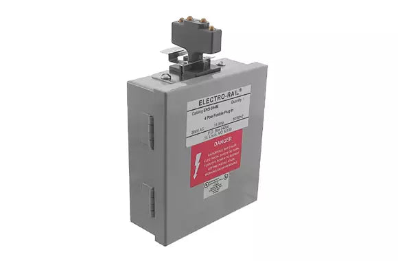 Electro-Rail - Plug In Jack Fusible With B 4 Pole 15 AMP #ERS354M
