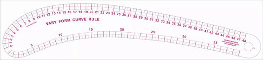 Vary Form Curve 48 cm Plastic Ruler