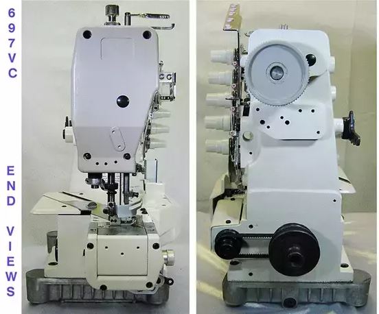 Consew 697VC High-Speed Cylinder Bed Coverstitch Industrial Sewing Machine