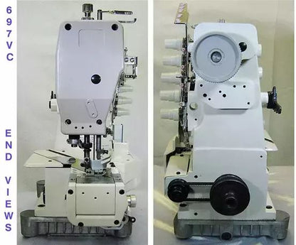 Consew 697VC High-Speed Cylinder Bed Coverstitch Industrial Sewing Machine