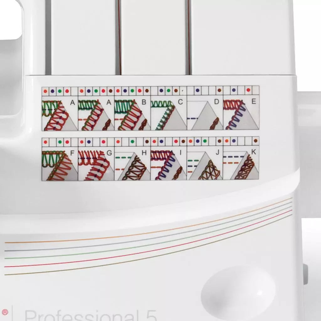 Singer Professional 5 14T968DC: 5-4-3-2 Thread Overlock & Coverstitch Serger Sewing Machine