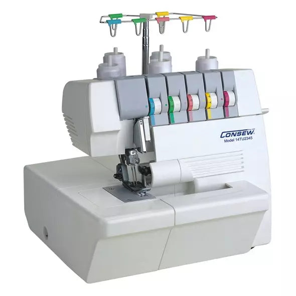 Consew 14TU2345 Portable Multi-Function "Coverlock" Sewing Machine