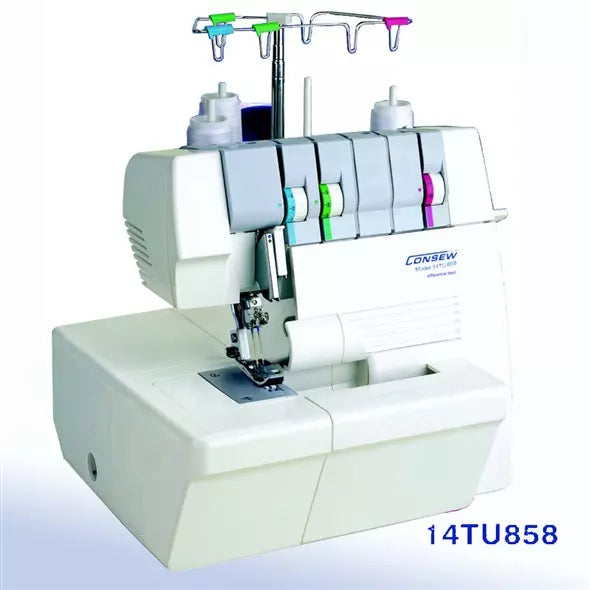Consew 14TU858 Portable Professional Coverstitch Industrial Sewing Machine