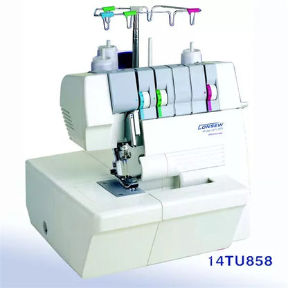 Consew 14TU858 Portable Professional Coverstitch Industrial Sewing Machine