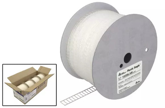 Avery Dennison - 1/2" Clear Plastic Staples 100m For ST9000