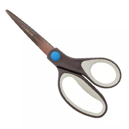 7" Straight Titanium Bonded Scissors With Soft Grip Handles - Westcott