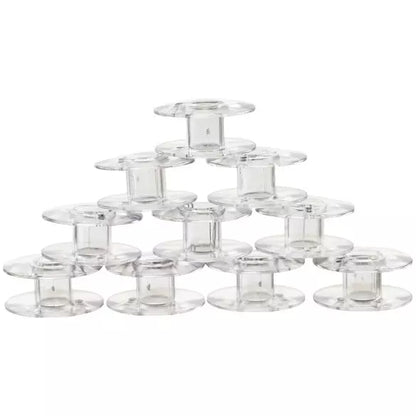 Class 66 Clear Plastic Bobbins - Singer #172336-S