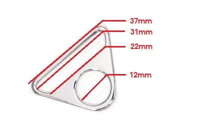 Metal Buckles - Triangle