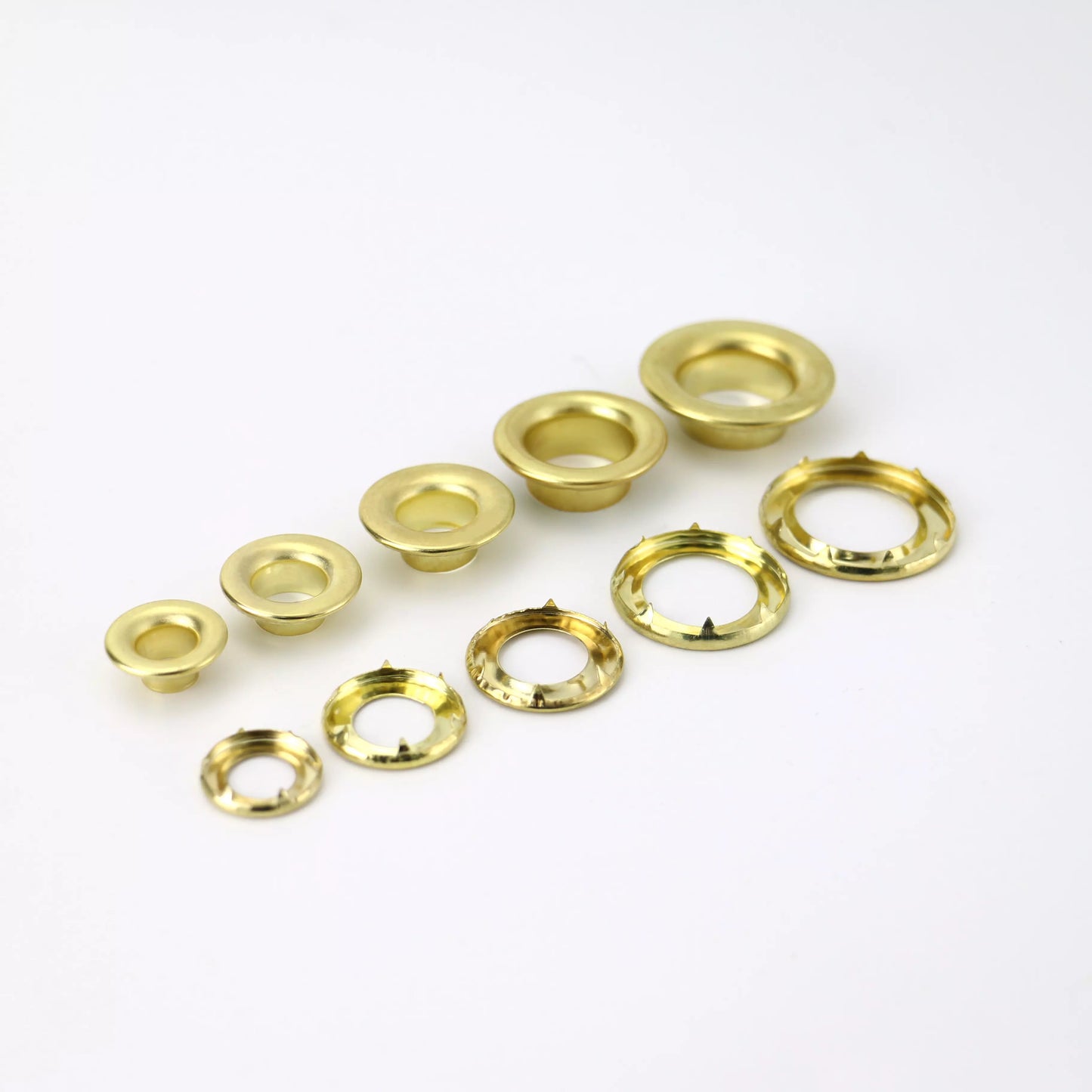 Rolled Rim Grommets with Spur Washers (pack of 1000)