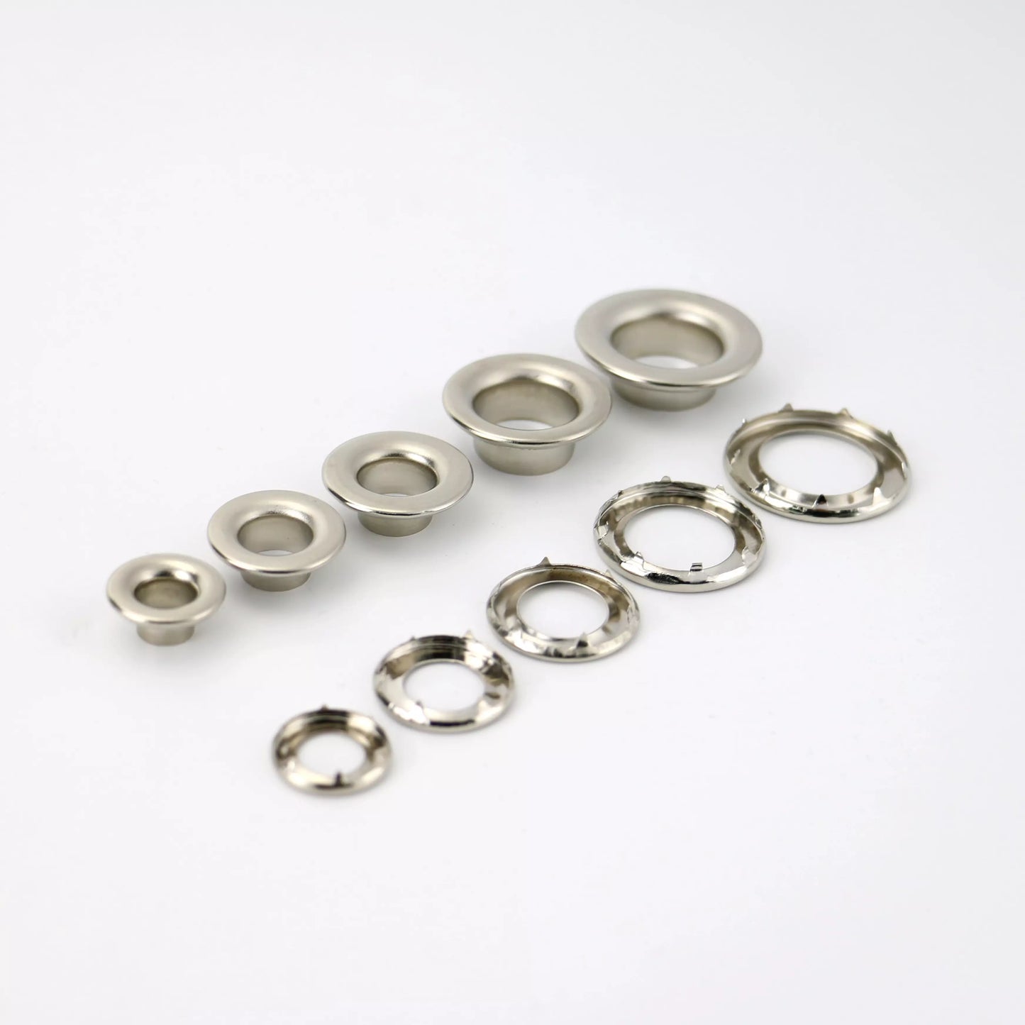 Rolled Rim Grommets with Spur Washers (pack of 1000)