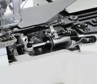 Pegasus W3664P-01G 5 Thread Coverstitch Oil Barrier Cylinder Bed Industrial Interlock Stitch Machine With Table and Servo Motor