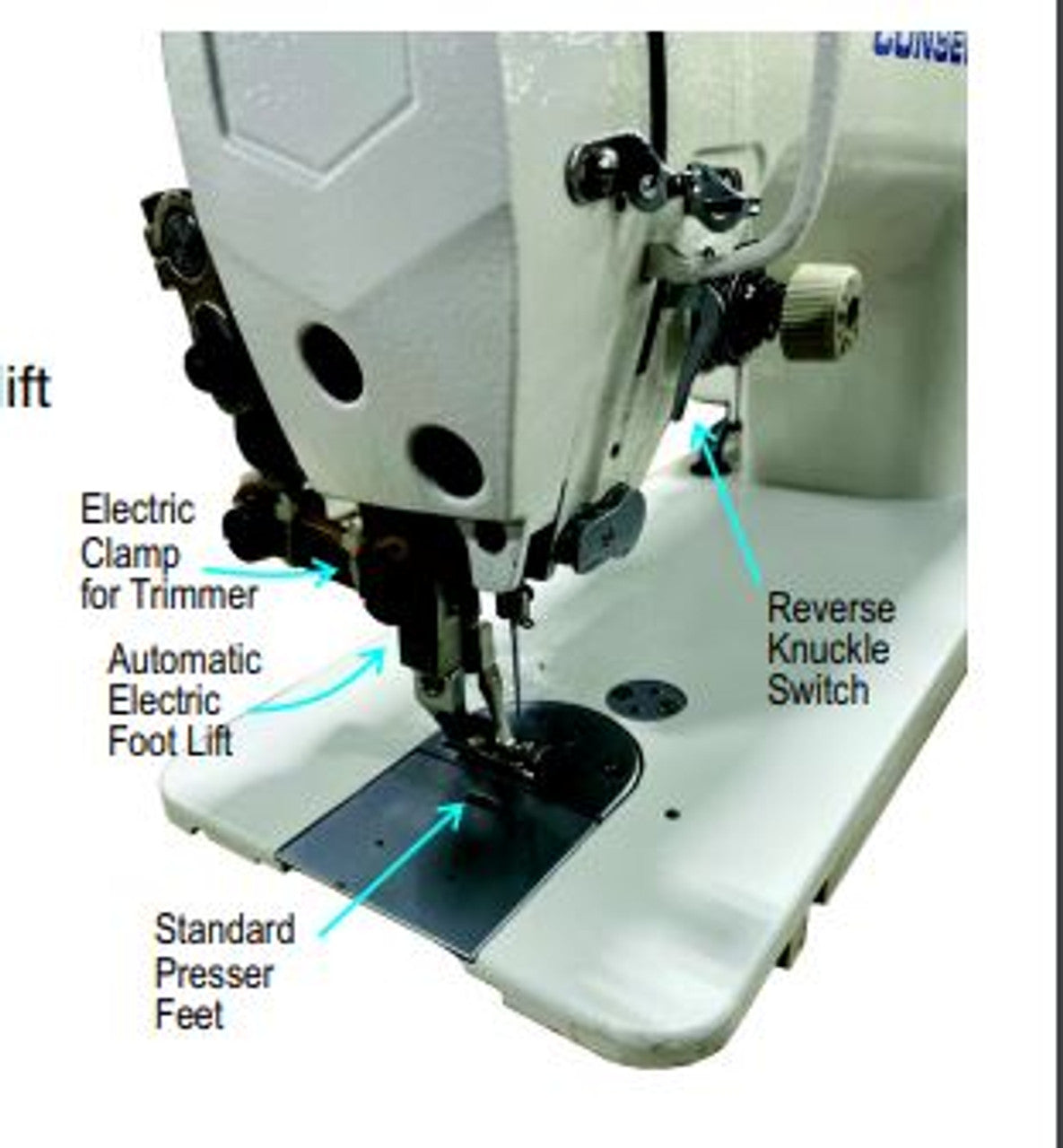 Consew 205RB-7DD Fully Automatic Walking Foot Industrial Sewing Machine