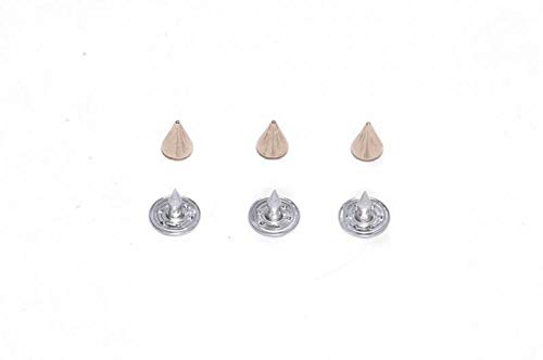 GoldStar Tool Rivets - Spiked Rivets with Smooth Finish, Designer Rivets for Crafts, Mixed Media Projects, Ribbons, Belts | Sewing Accessories