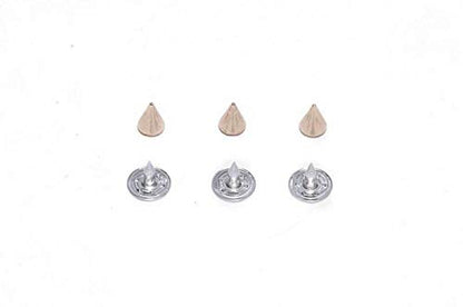 GoldStar Tool Rivets - Spiked Rivets with Smooth Finish, Designer Rivets for Crafts, Mixed Media Projects, Ribbons, Belts | Sewing Accessories