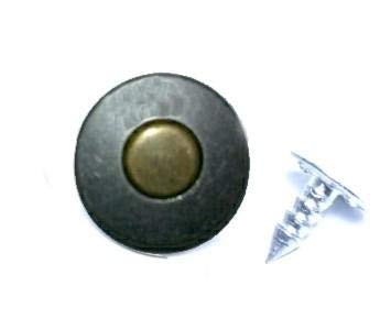 GoldStar Tool JB-BC_100 Jean Button Rivet - 5/8 in. Diameter, Brass Construction, Metallic Button for Garments