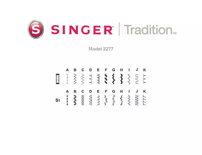Singer Tradition 2277 Essential Mechanical Sewing Machine (23 Built-in Stitches)