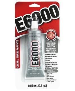 Eclectic Adhesive E6000 1oz Clear Carded