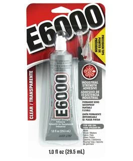 Eclectic Adhesive E6000 Precision Tip Glue 1oz Carded
