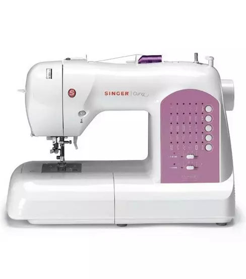 Singer 8763 Curvy Computerized Sewing Machine – 30 Built-In Stitches with SwiftSmart™ Threading & Drop & Sew™ Bobbin System