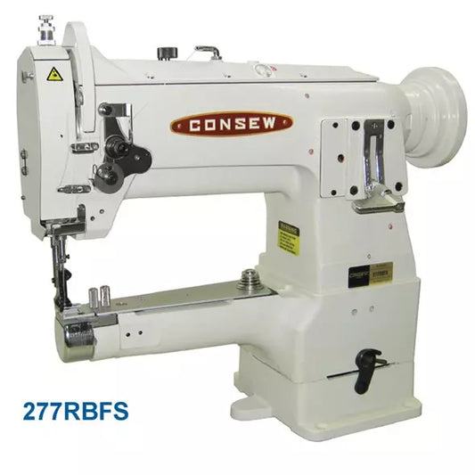 Consew 277RBFS Heavy Duty Narrow Cylinder Arm Walking Foot Industrial Sewing Machine