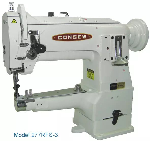 Consew 277RFS-3 Heavy Duty Narrow Cylinder Arm Walking Foot Industrial Sewing Machine