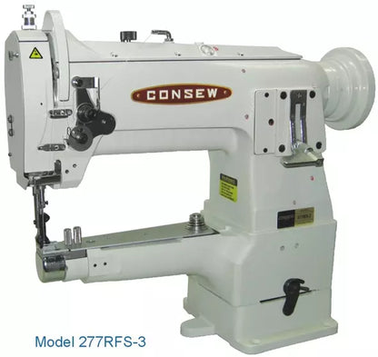Consew 277RFS-3 Heavy Duty Narrow Cylinder Arm Walking Foot Industrial Sewing Machine