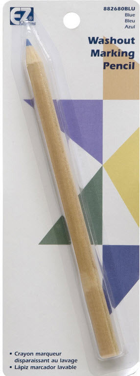PACK OF 2 Blue Fabric Marking Pencil, Extra Thick, Great for Quilting, NON SMEAR