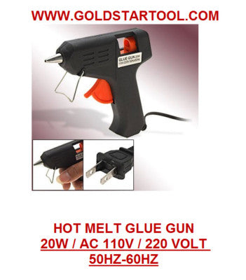 SET OF TWO Mini Electric Trigger Hot Melt Glue Gun 20 Watt,110 VOLT,USA SHIPPING