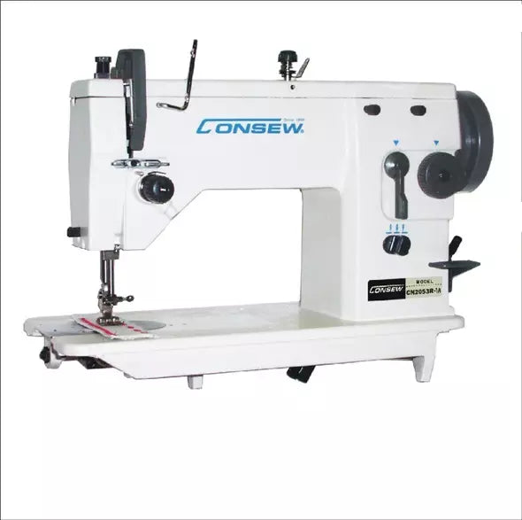 Consew CN2053R-2A 3-Step Zig-Zag Industrial Sewing Machine with Table and Servo Motor
