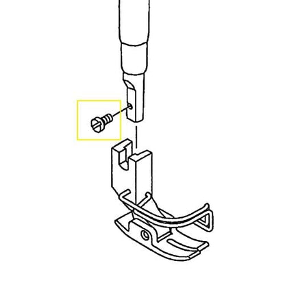 Juki Presser Foot Screw for DDL-555, DDL-5550, DDL-8300, DDL-8700-2 Pk