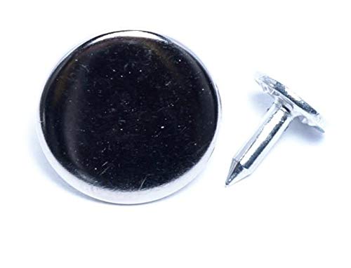 GoldStar Tool Plain Jeans Button Rivets, Dome Shaped, Plain Face Rivets for Fabric, Leather, Upholstery | Apparel Accessories