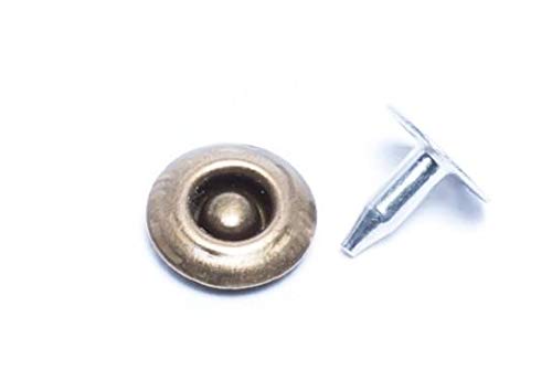 GoldStar Tool Jeans rivets – Smooth Finished, Modern Designer Rivets for Apparels, Mixed Media Craft Projects, Shiny Surface