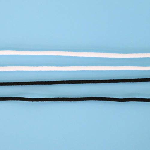 GoldStar Tool Elastic Earloop Cord - 1/8in. x 100 Yards, White Stretchable String for Face Masks, Tents, Sports Equipment | Stitching & Sewing Supplies