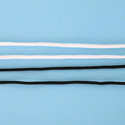 GoldStar Tool Elastic Earloop Cord - 1/8in. x 100 Yards, White Stretchable String for Face Masks, Tents, Sports Equipment | Stitching & Sewing Supplies