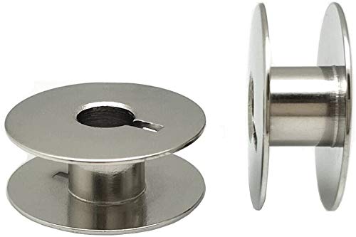 DENALY 10pcs L Metal Bobbins Compatible with Sewing Machine Alphasew Bernina Brother Riccar Baby Lock +More #55623S SA159 H12413002